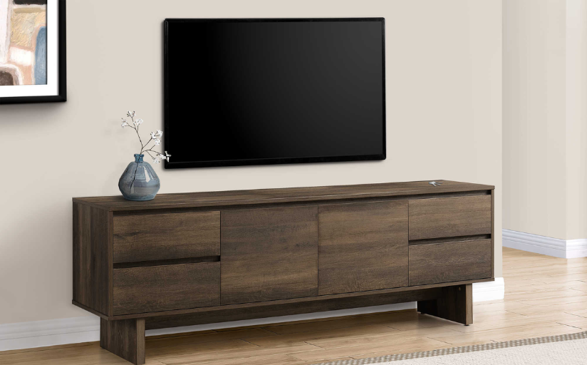 MEUBLE TV brun - 72"L