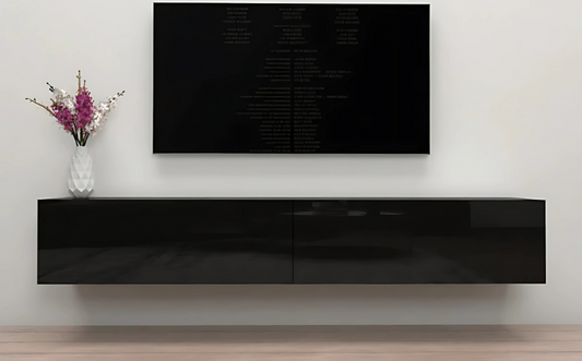 Support tv mural noir-63"