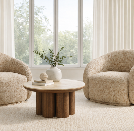 -SUTTON TABLE BASSE TRAVERTIN