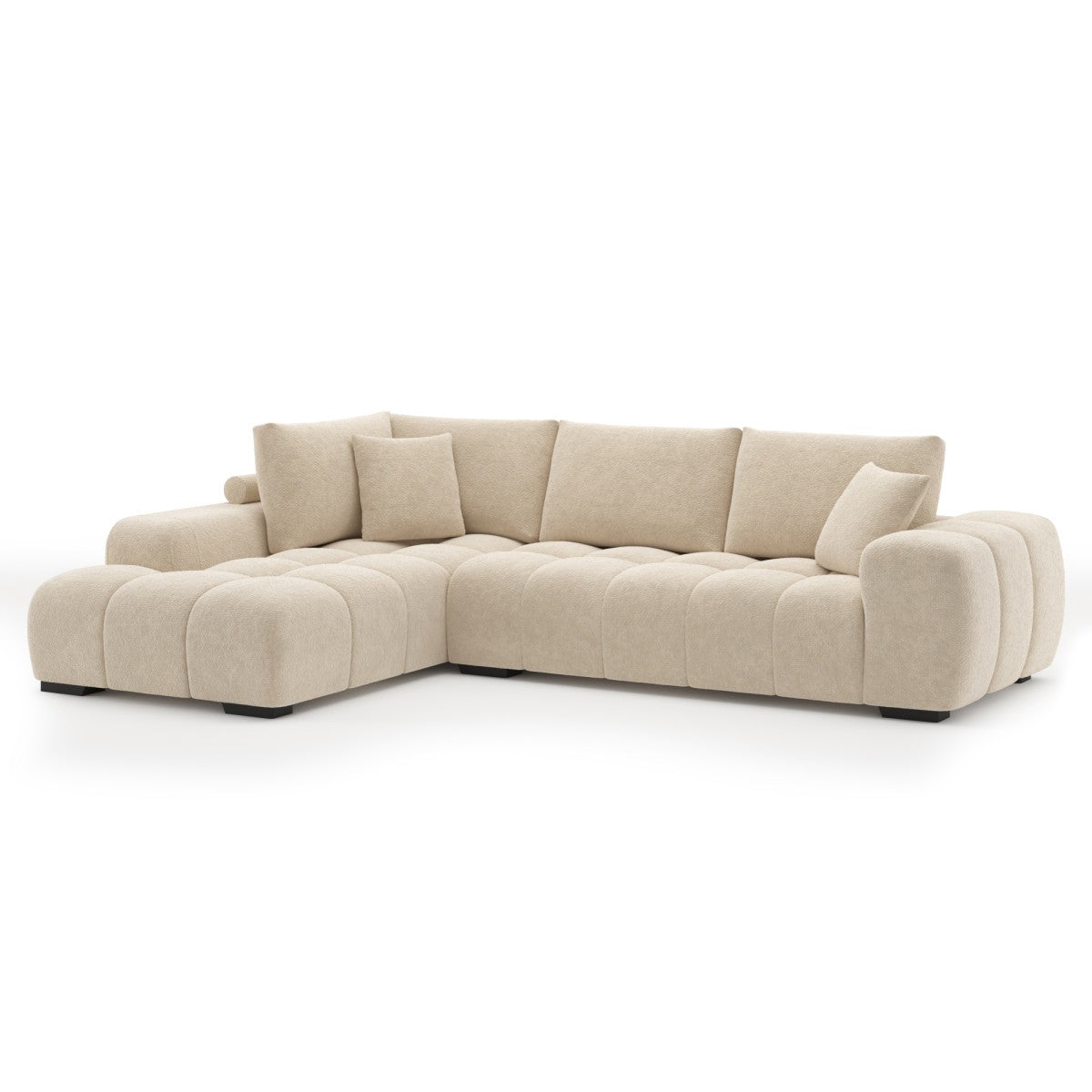 - Eden Sectionnel style européen “Bubble” au design moderne
