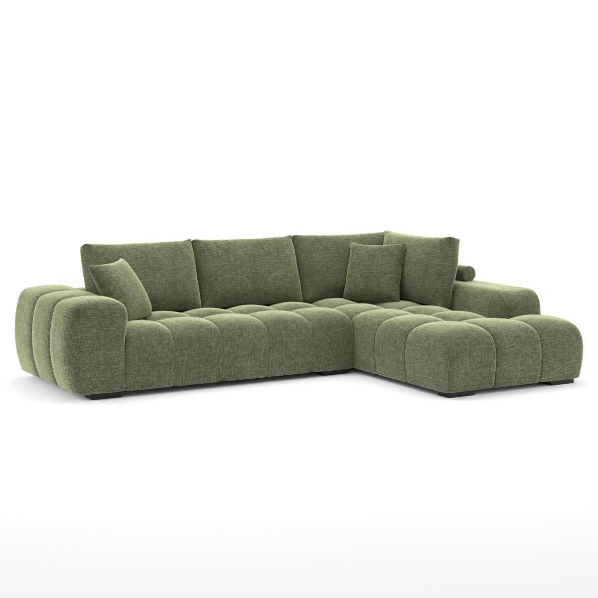 - Eden Sectionnel style européen “Bubble” au design moderne