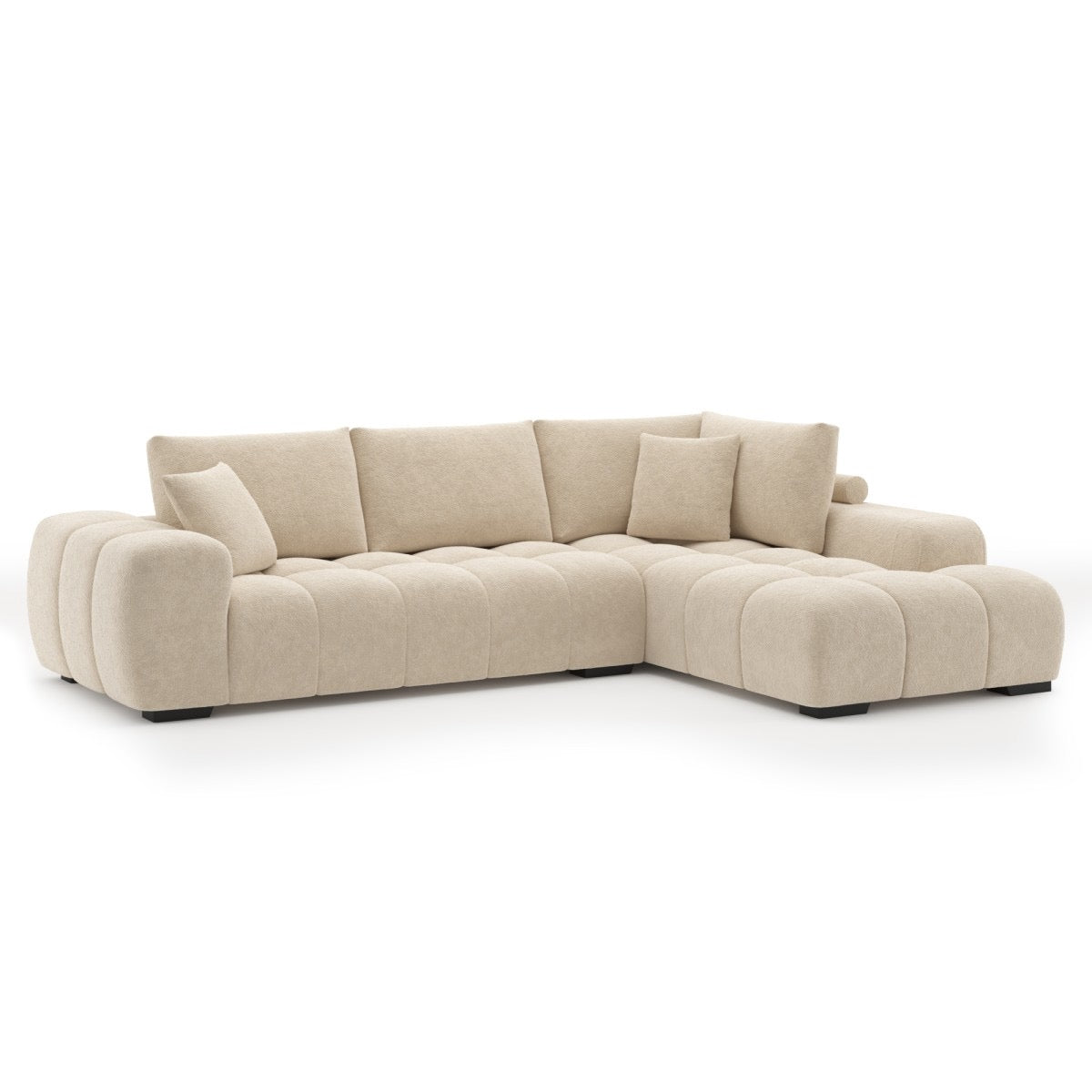 - Eden Sectionnel style européen “Bubble” au design moderne