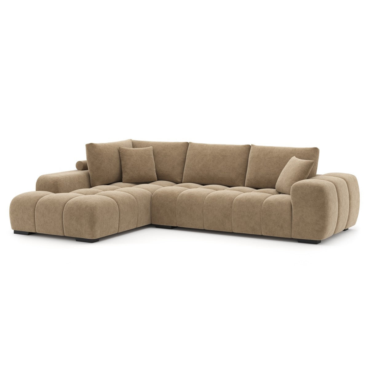 - Eden Sectionnel style européen “Bubble” au design moderne