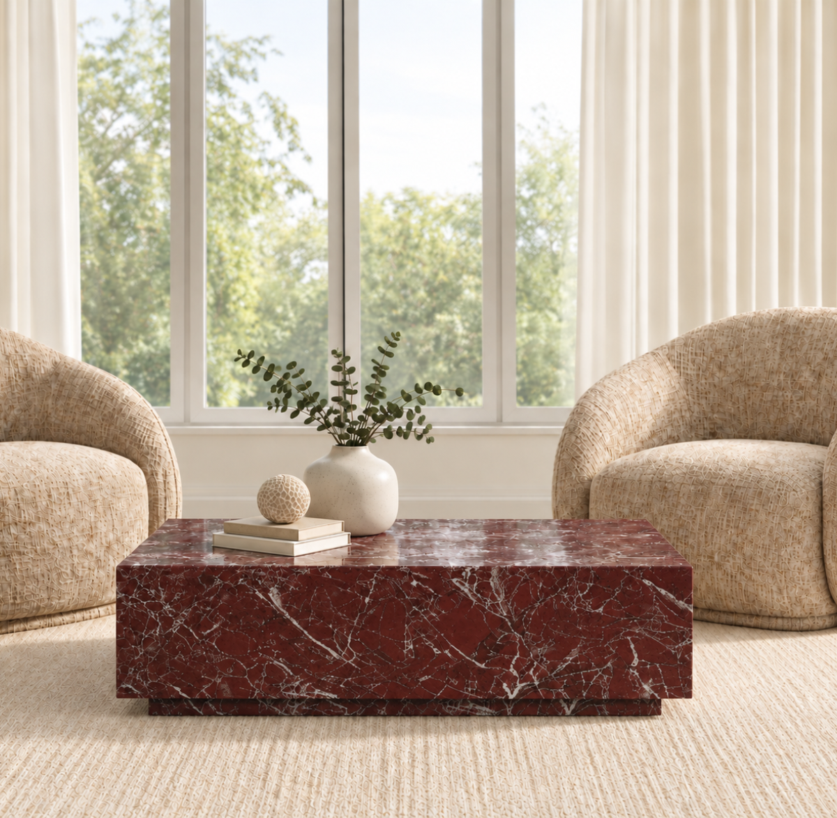 TABLE BASSE – BORDEAUX
