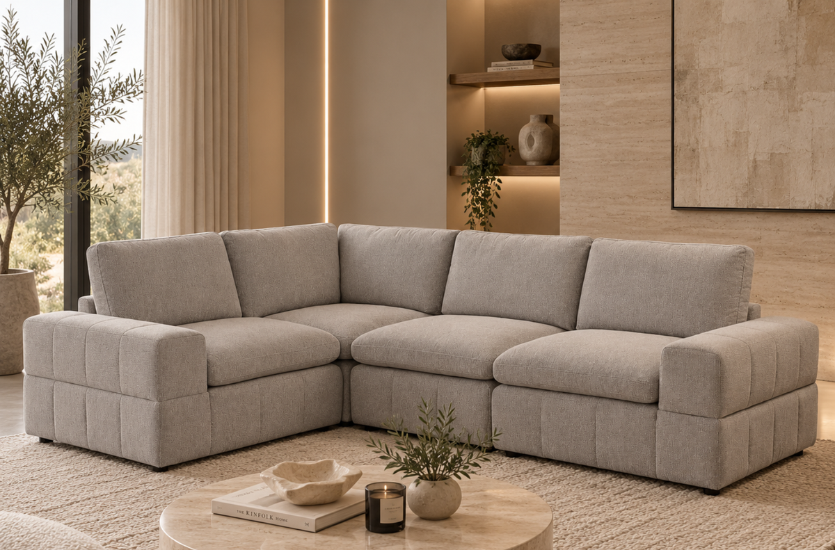 - Mark divan modulaire 4 morceaux